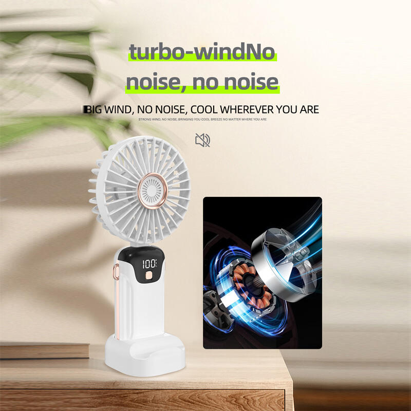 Ventilador de mano con pantalla digital - Hogarízate