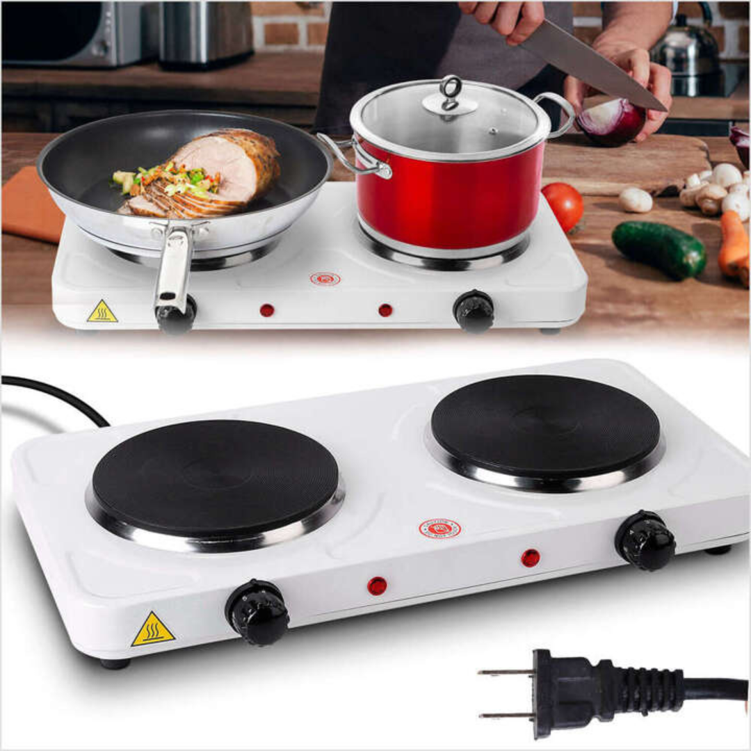 Cocina Eléctrica Portátil Doble - Hogarízate