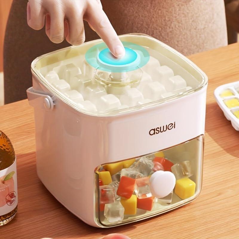 Máquina para Hacer Cubitos de Hielo 2 en 1 – Compacta, Práctica y Moderna - Hogarízate