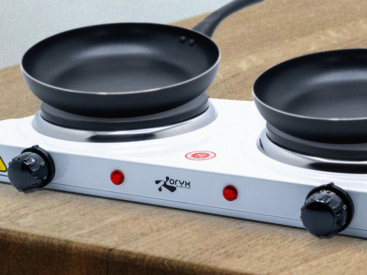 Cocina Eléctrica Portátil Doble - Hogarízate