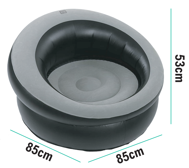 Sillón inflable grueso - Hogarízate