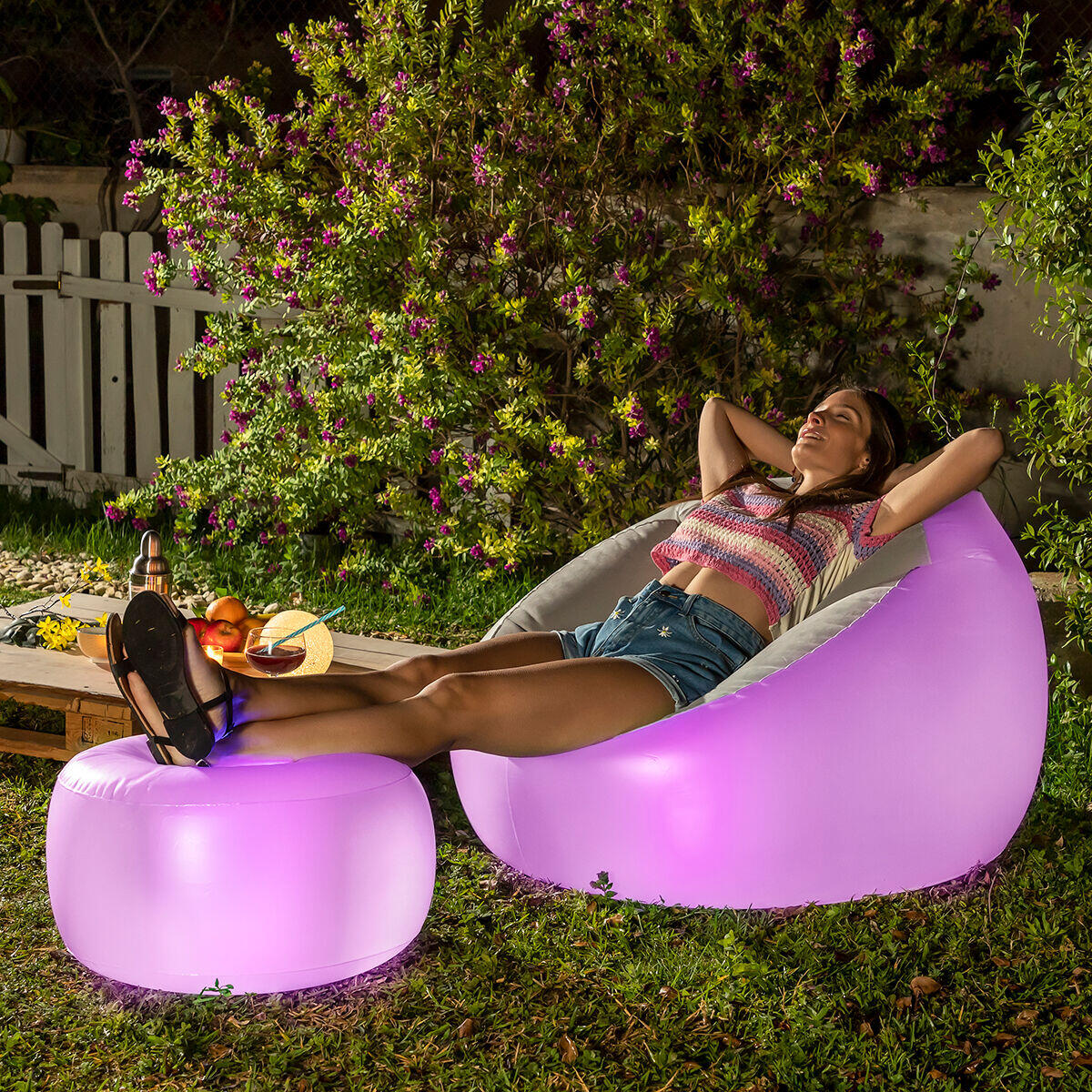 Sillón Led Hinchable - Hogarízate