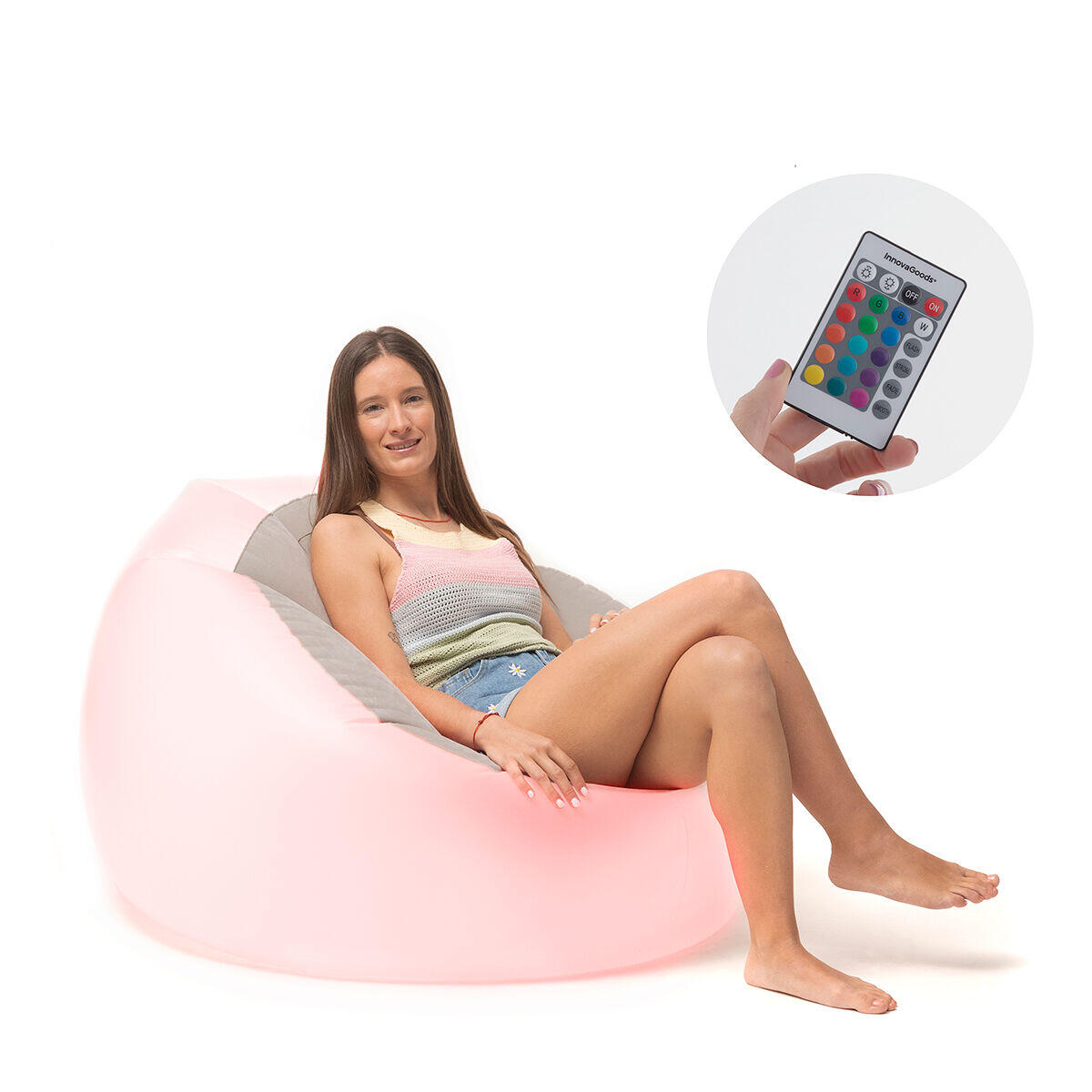 Sillón Led Hinchable - Hogarízate