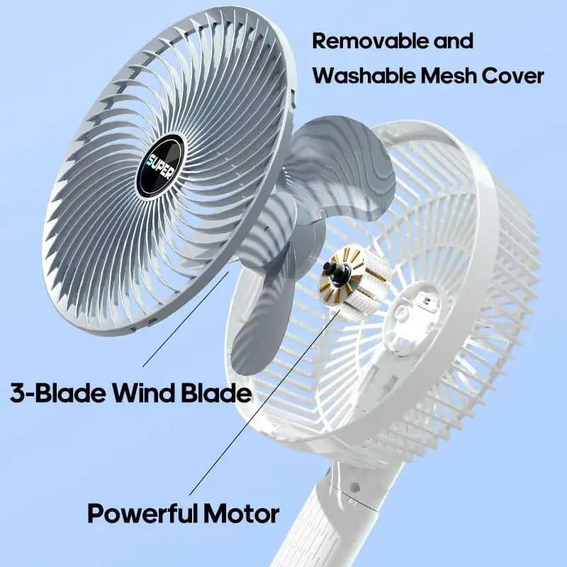 Ventilador portátil con pinza - Hogarízate