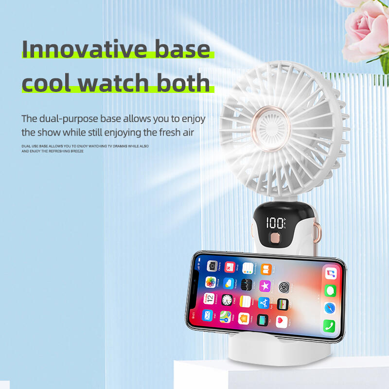 Ventilador de mano con pantalla digital - Hogarízate