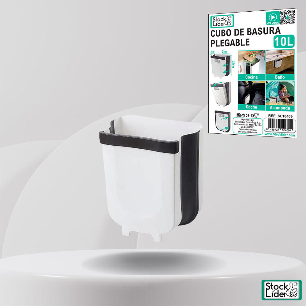 Cubo de basura plegable - Hogarízate