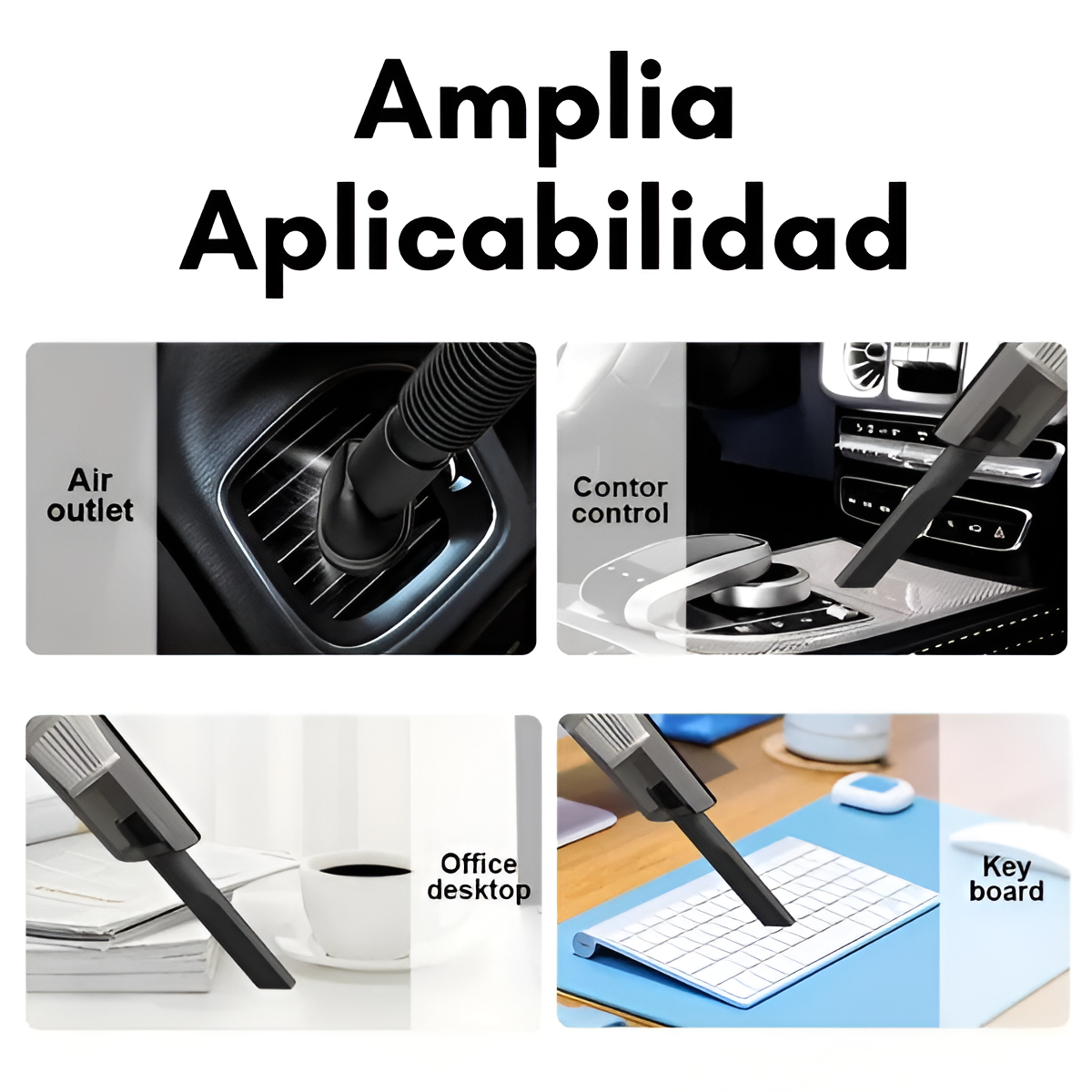Aspirador Portátil para Coche - Hogarízate