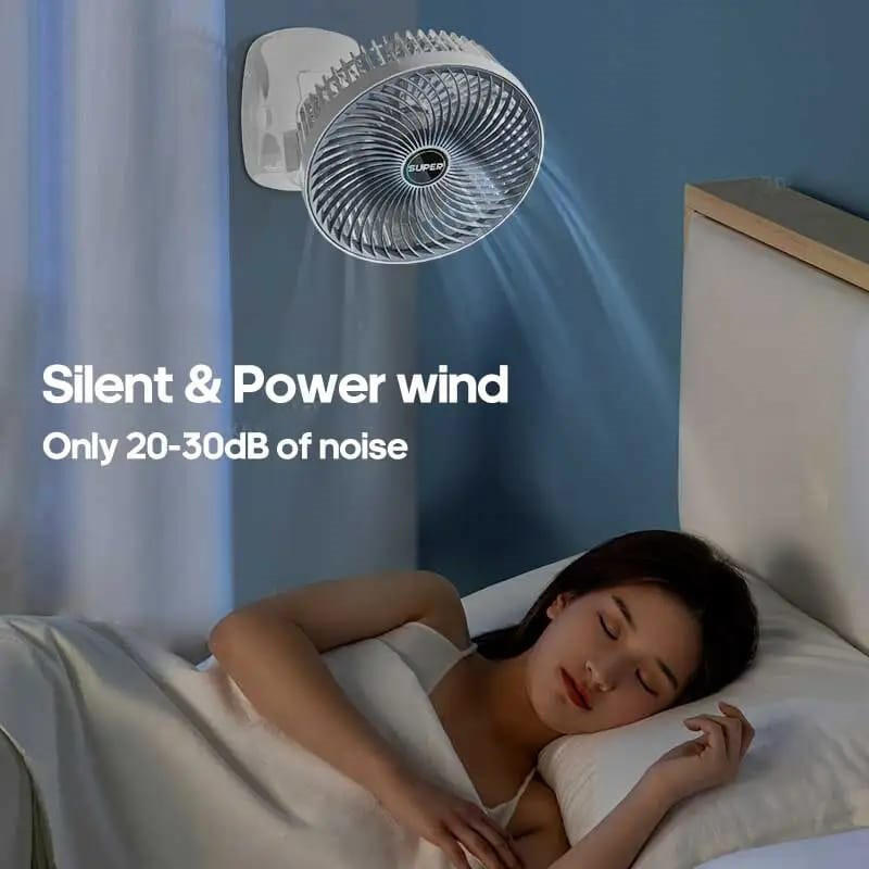 Ventilador portátil con pinza - Hogarízate