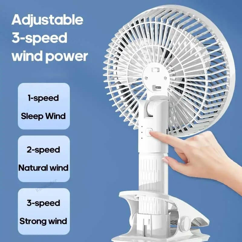 Ventilador portátil con pinza - Hogarízate